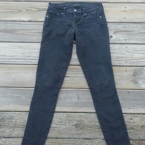 Express Black skinny jeans